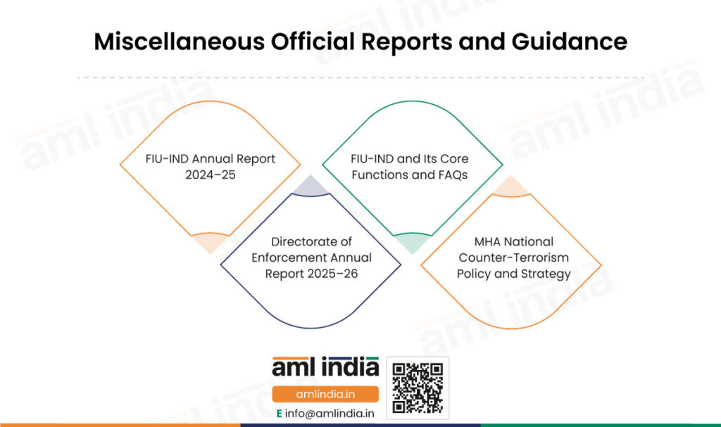 Miscellaneous Official Reports and Guidance for Insurance Companies